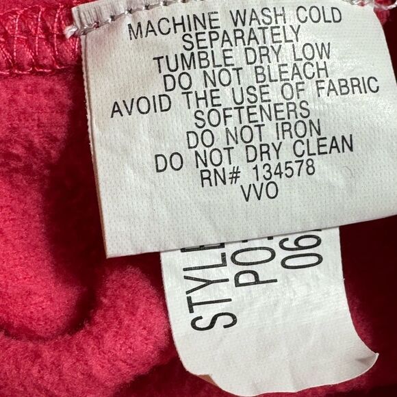 Vineyard Vines Vest Womens size large Coral Pink Fleece Full Zip Up pockets - Picture 11 of 12